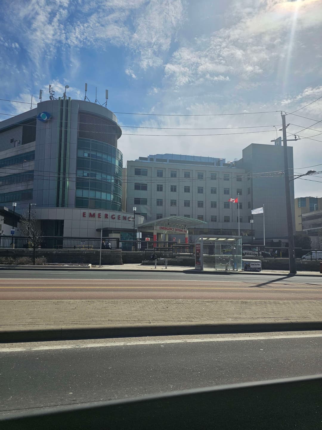 This is Newmarket's south lake hospital it is highly funded and is pretty big and it is currently under renovation adding a new trauma wing. we also have a universal healthcare and OHIP which gives us the privilage to have better healthcare